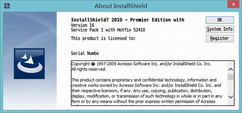 InstallShield 2010 Premier SP1 中文汉化完美破解版