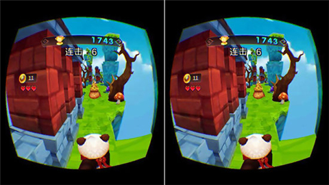 酷跑熊猫VR酷跑类